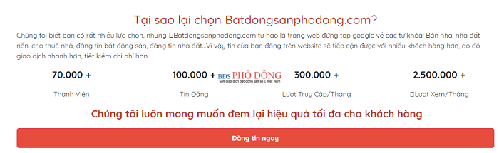 Tại sao lại chọn Batdongsanphodong.com ?