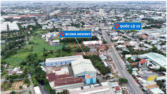 CĐT Bcons Newsky bán căn 47m2, 2,7ty ngay quốc lộ 13  Lái Thiêu Thuận An