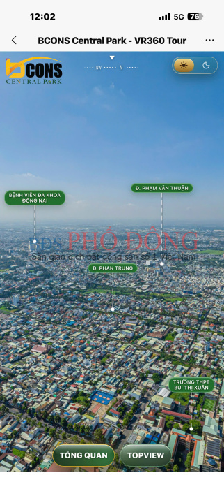 Mua CC Bcons Central Park Biên Hòa chỉ từ 94 triệu, CK lên đến 8,5%, LS trần 6,9%/4 năm