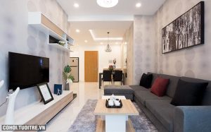 Cho thuê căn hộ 2PN 85m2 có nội thất giá rẻ gần ngã tư MK, Phường Phước Long A